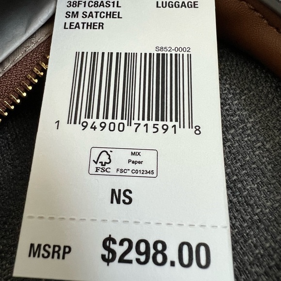 NWT MICHAEL KORS AUSTEN SMALL SATCHEL HANDBAG - Picture 10 of 11